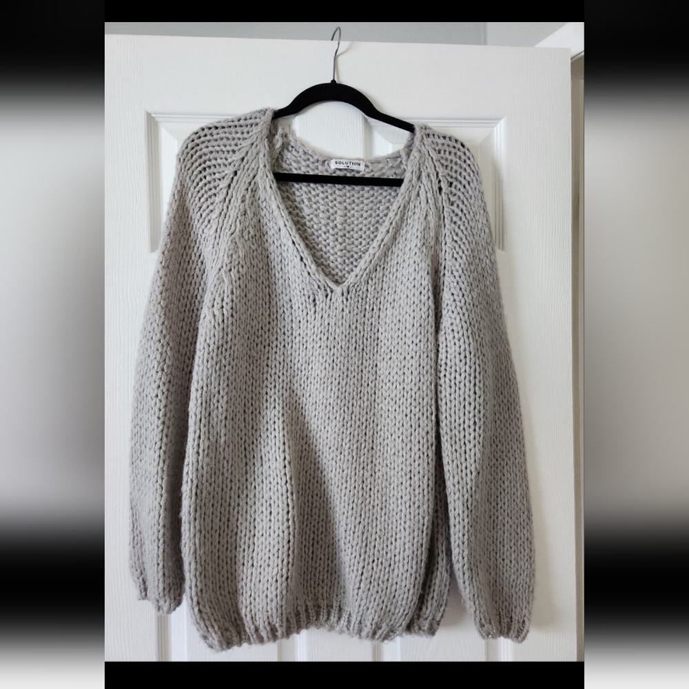 Chunky knit sweater